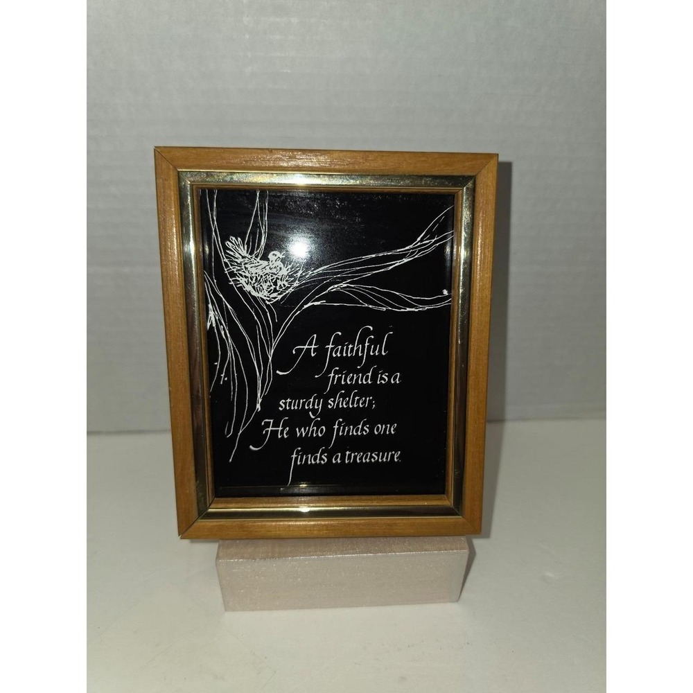Bristol gift Vintage A Faithful Friend framed glass print beautiful gift